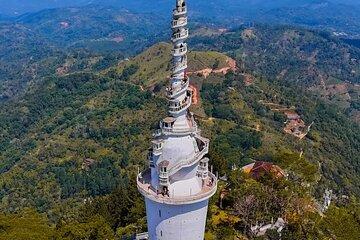 Kandy to Ambuluwawa Tower & Visiting Tea Factory Tour by TukTuk