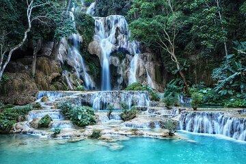 Full Day Adventure Pak Ou Caves Kuang Si Falls and Local Villages