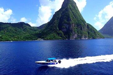 Saint Lucia Private Speedboat Transfer from Resort to Airport