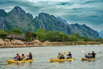Explore Pak Ou Caves by Kayak with Optional Sunset River Cruise