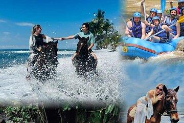 BALI Horse ride combines Bali rafting