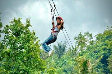 Bali Ubud Zipline, Monkey Forest and Waterfall Adventure