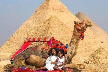 Chep Day Tour To Pyramids Giza, Memphis, Saqqara lunch camel