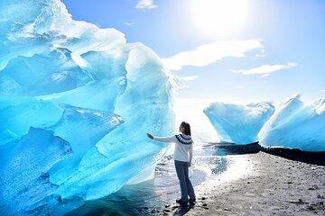 Diamond Beach, Glacier Lagoon and Black Sand Beach in Mandarin