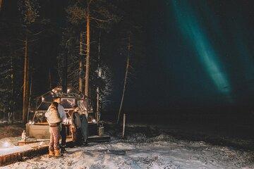 Experience Northern Lights a Traditional Finnish Dinner in Igloo