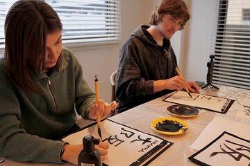 Japanese Calligraphy and Tea Ceremony Class in Osaka