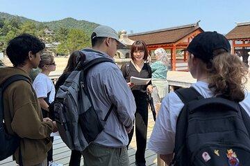Miyajima Guided Tour and Fresh Oyster Farm Experience