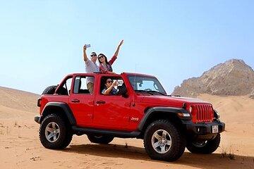 Private Wrangler Jeep Desert Safari Sunset, Camel Ride BBQ Dinner