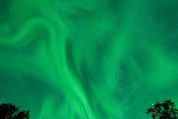 Coffee under Northern Lights and Photo Rovaniemi