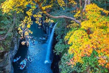 Fukuoka: Miyazaki, Takachiho Gorge with boat and Beef Lunch Tour
