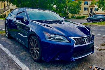 Private Car Rent with Driver 3 to 6 Hours in Miami Area