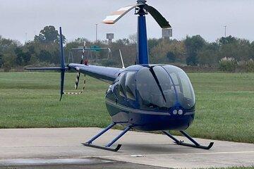 Helicopter flyover in Buenos Aires