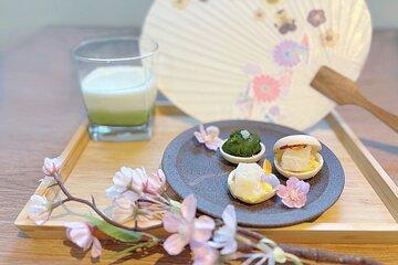 Japanese Craft in Tokyo with Mochi Wagashi and Matcha