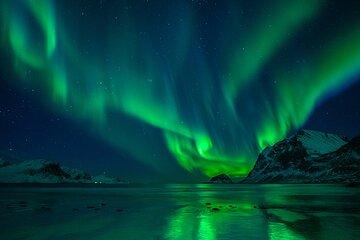 Northern Lights Minibus Chase in Tromso