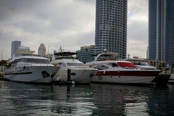 Dubai Skyline from a Luxury Yacht Perspective