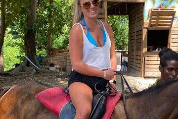Sunset Horseback Riding and Swim Tour