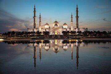 Private Night Transit Tour Grand Mosque Corniche and More