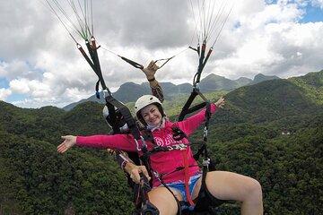 Double flight from Parapente, Pedra Bonita, Rio de Janeiro, VooLivre FM