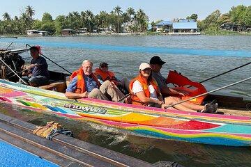 Kanchanaburi Private Longtail boat Khao Poon Skywalk Farm café
