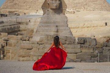 Pyramids Tour and Flying Dress Photoshoot in Egypt