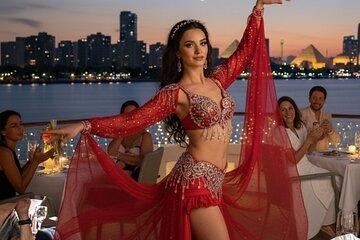 Dinner cruise on the banks of the Nile with a 5 star open buffet