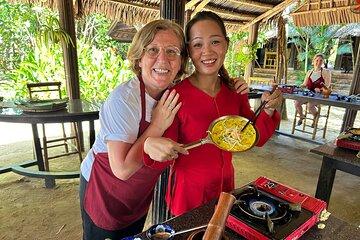 Banh Xeo and Eggplant Grilled Hoi An Cooking Tour