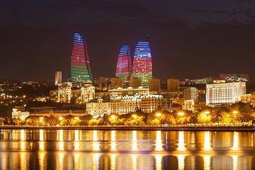 Panoramic Night Baku Tour with Dinner & Live Azerbaijani Music