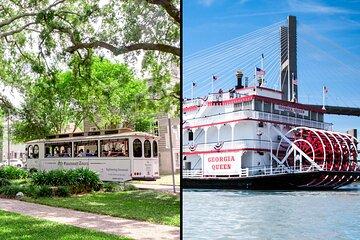 Land and Sea: Savannah Historic Trolley Tour and Cruise