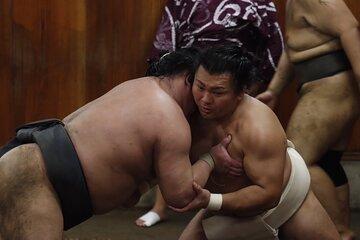 Sumo Champion Supervised Sumo Training and Chanko Nabe in TOKYO