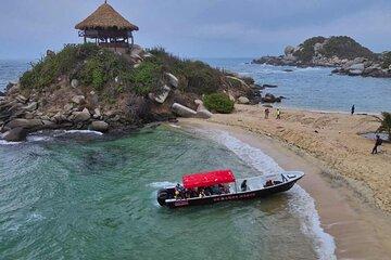 Cabo San Juan Beach Tour of Tayrona Park in Lancha