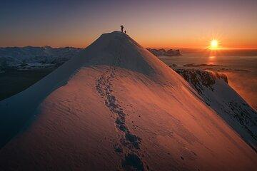 Small-group Snowshoeing Tour from Senja