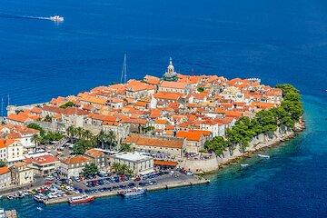 Group Speedboat Tour to Korčula, Badija Island and a Sunken Ship