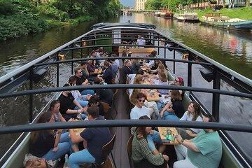 Groningen: Terrace Boat Experience with a Cozy Bar: 3 hours