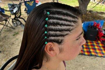 Hair Braiding Under The Neem Tree