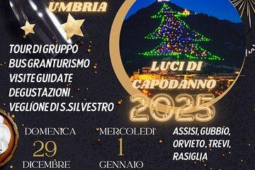Umbria Tour: New Year's Lights 2025 (29/12 - 01/01)
