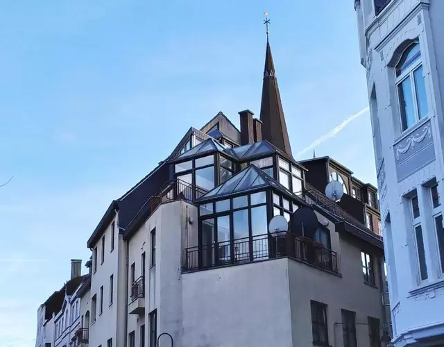 Super Penthouse #9 oder Studio #6 mit Aufzug, Terrasse & Wintergarten im Zentrum