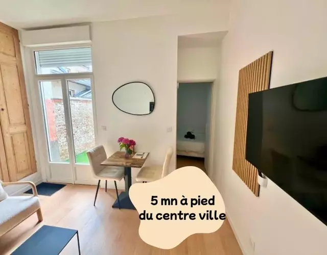 Appartement en rez de chaussée avec extérieur