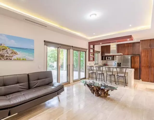 Departamento 3, Tulum Country Home, con Muelle de Pesca, Club de Playa, Alberca, Cenote y Campo de Golf, Contrata Day Pass Bahia Principe