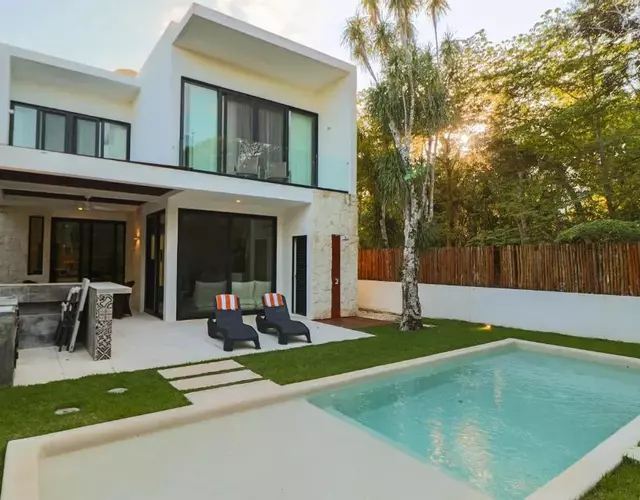 Villa Familiar con Alberca Privada en Tulum Country Club Riviera Maya