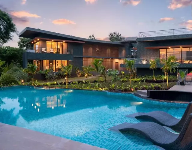 StayVista at Sol & Sands with Mountain View and Pool