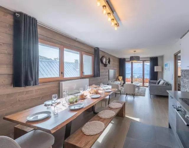 Alpe d'Huez Houses - Chez Robin - Fermes de l'Alpe - Flambant neuf et magnifique 4 chambres Plein SUD