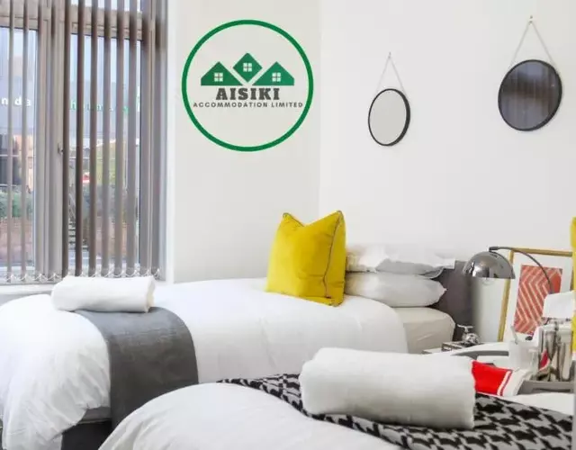 Aisiki Living at Upton Road, Multiple 1, 2, or 3-Bedroom Apartments, King or Twin Beds with Free Wi-Fi and Parking Space
