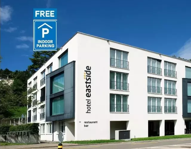 Hotel Eastside (free parking garage)