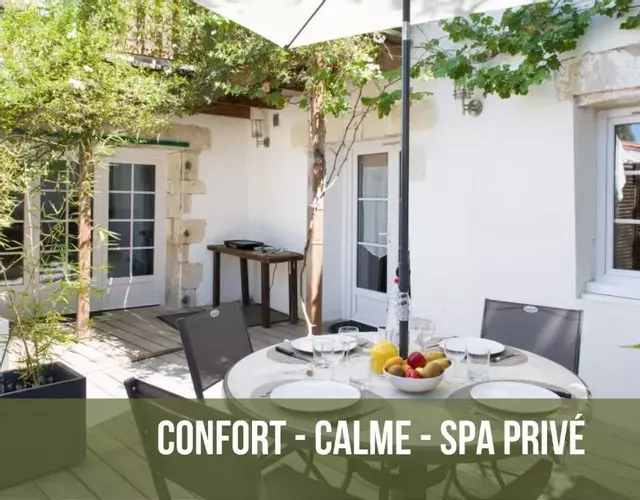 Belle location Spa et grande terrasse privés