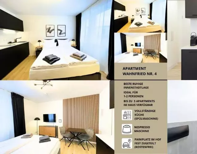 Apartment Wahnfried No4 - Zentral wohnen mit Küche und Duschbad, Parkplatz, 300m zur Fussgängerzone