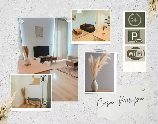 Casa Pampa 4 pers Parking check-in 24sur24 wifi