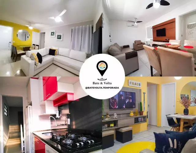 Bate & Volta - Apartamentos com 2 quartos próximo ao SESC Bertioga