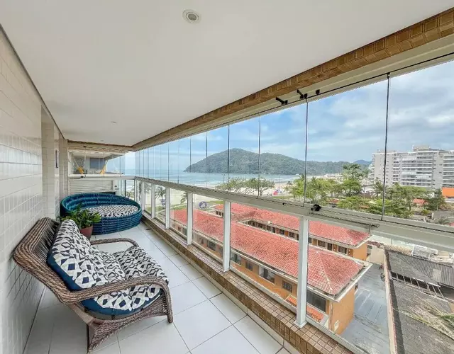 Incrível Pé na Areia Vista Mar c/ Enxoval Completo