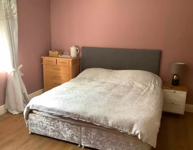Two Bedrooms, One Super King Room & One Double Room, plus Sofa Beds & Cot with Private Bathroom for up to 2 Adults & 5 Children & 1 Infant