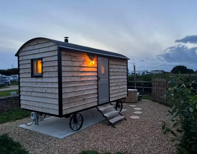 Shepherd's Huts at Cotswold Hills Country Park